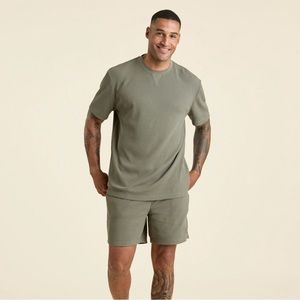 Waffle T-Shirt in Olive